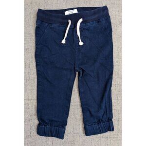 Crown & Ivy Baby Twill Pants Navy Blue 9 Months